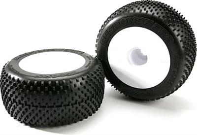 Traxxas Revo Platinum 3.8" Response" Tires On White Dish 17mm Rims