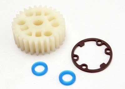 Traxxas Revo Center Differential Gear, X-Ring Seals (2), And Gasket