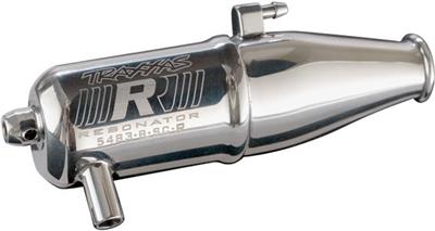 Traxxas Jato Resonator Tuned Pipe, Single Chamber-Roar Legal