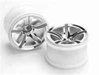 Traxxas Jato Rear 2.8" Twin-Spoke" Rims, chrome (2)