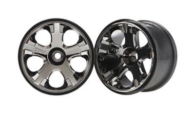 Traxxas Jato Front 2.8" All-Star Rims, Black Chrome (2)