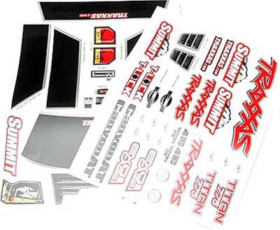 Traxxas Summit Decal Sheets