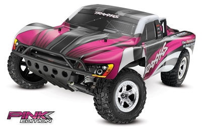 .Traxxas Slash 2wd RTR SC Truck with Pink Body