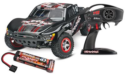 Traxxas Slash 2wd RTR SC Truck with On-Board Audio And Black Body