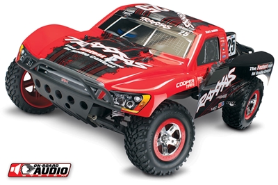 Traxxas Slash 2wd RTR SC Truck With On-Board Audio And Red Body