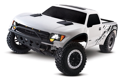 Traxxas Ford Raptor F150 RTR Truck with TQi 2.4GHz Radio, White