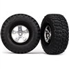 Traxxas Slash Rear BF Goodrich Mud Terrain Tires On Black Rims (2)