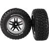 Traxxas Slash Front Bfg Mud-Terrain Tires On Satin Chrome Rims (2)