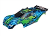 Traxxas Rustler 4x4 Pre-Painted Body, green