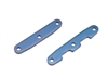Traxxas Slash 4x4 Bulkhead Tie Bars - Front and Rear, blue aluminum (2)