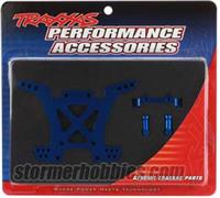 Traxxas Slash 4x4/Stampede 4x4 Rear Shock Tower, Blue Aluminum