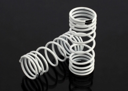 Traxxas Slash 4x4 Front Shock Springs, Progressive, White (2)