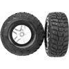 Traxxas Slash 4x4 S1 Soft Kumho Tires On Split Spoke Rims-Fr/Rr (2)