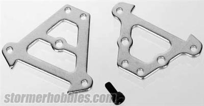 Traxxas 1/16 Grave Digger Bulkhead Tie Bars-Front And Rear, Steel
