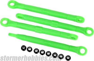 Traxxas 1/16 Rally Front And Rear Toe Links, Green (4) And Balls (8)