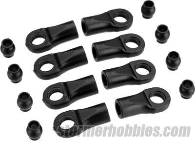 Traxxas 1/16 E-Revo & 1/16 Slash Rod Ends (8) And Hollow Balls (8)