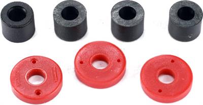 Traxxas 1/16 Summit Shock Pistons And Travel Limiters (4 Each)
