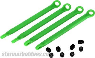 Traxxas 1/16 Grave Digger Push Rods, Green (4) And Hollow Balls (8)