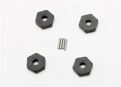 Traxxas 1/16 E-Revo & 1/16 Slash Hex Wheel Hubs With Axle Pins (4)