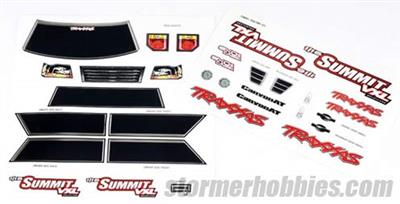 Traxxas 1/16 Summit Decal Sheets