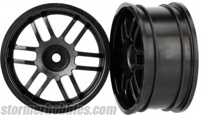 Traxxas 1/16 Mustang Rims, Black (2) 