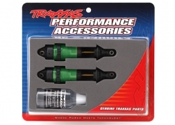 Traxxas GTR Long Green-Anodized Shocks with Titanium Shafts (2)