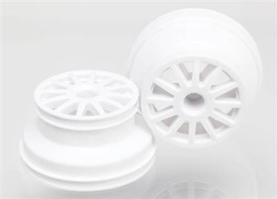 Traxxas Rally 1/10 Rims, White (2) 