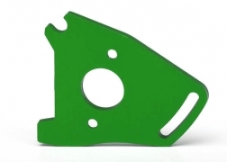 Traxxas Slash 4x4 Motor Plate, green aluminum