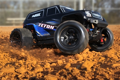.LaTrax 1/18th Teton 4wd RTR Monster Truck with blue body