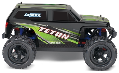 LaTrax 1/18th Teton 4wd RTR Monster Truck with green body