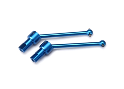 Traxxas Teton/Desert Prerunner Front or Rear Driveshaft Assemblies, blue aluminum (2)