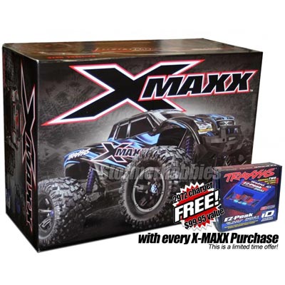 Traxxas X-Maxx 4x4 6S Extreme Size Monster Truck, brushless, RED color