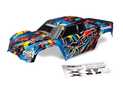 Traxxas X-Maxx ProGraphix Rock and Roll Body Set with decals