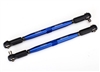 Traxxas X-Maxx Toe Links-157mm, blue aluminum (2)