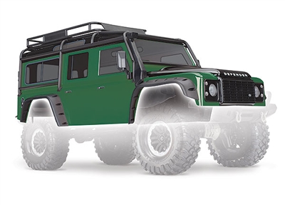 Traxxas TRX-4 Land Rover Defender Painted Body Set, green