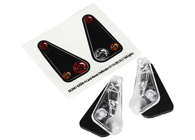 Traxxas TRX-4 Tail Light Housings (2), lens (2) and decals (left and right)