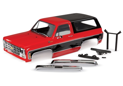 Traxxas TRX-4 1979 Chevy Blazer Painted Body, red