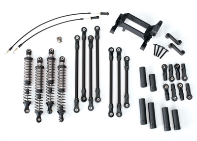 Traxxas TRX-4 Long Arm Lift Kit, black