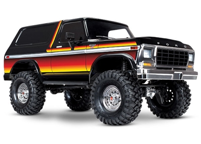 Traxxas TRX-4 1979 Ford Bronco 4wd Electric with Painted Sunset Body