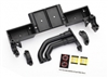 Traxxas Unlimited Desert Racer Chassis Tray, Driveshaft Clamps and Fuel Filler (black)