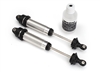 Traxxas Unlimited Desert Racer Rear Threaded 139mm GTR Shock Set, silver aluminum (2)