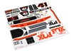 Traxxas Unlimited Desert Racer Fox Edition Decals