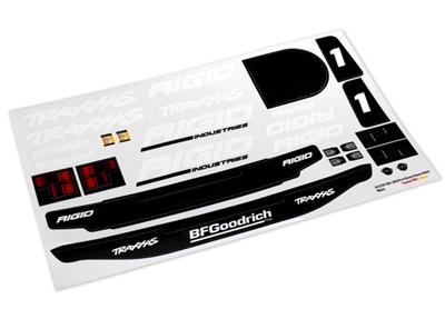 Traxxas Unlimited Desert Racer Rigid Edition Decals