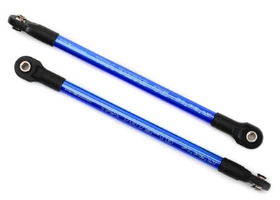 Traxxas E-Revo VXL Blue Aluminum Push Rods with rod ends (2)