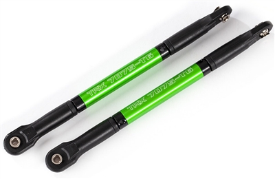 Traxxas E-Revo VXL Green Aluminum HD Push Rods with rod ends (2)
