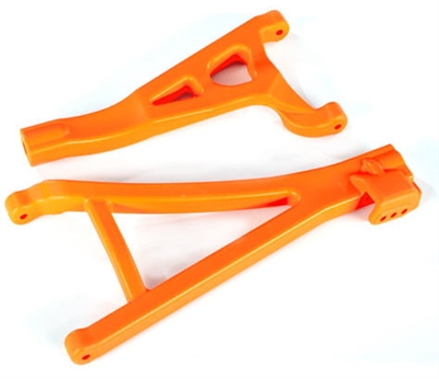 Traxxas E-Revo VXL Front Right Suspension Arms, Orange HD (1 upper and 1 lower)