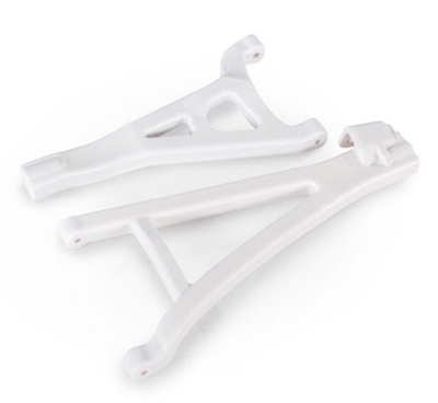 Traxxas E-Revo VXL Front Left Suspension Arms, White HD (1 upper and 1 lower)