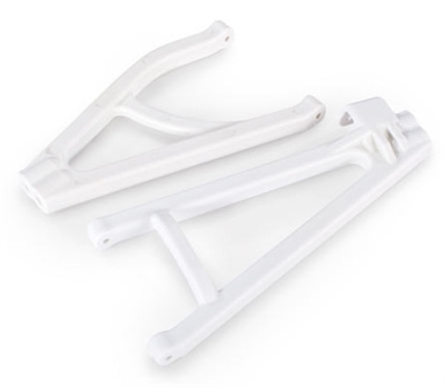 Traxxas E-Revo VXL Rear Right Suspension Arms, White HD, adjustable wheelbase (1 upper and 1 lower)