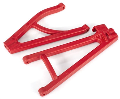 Traxxas E-Revo VXL Rear Right Suspension Arms, Red HD, adjustable wheelbase (1 upper and 1 lower)