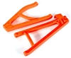 Traxxas E-Revo VXL Rear Right Suspension Arms, Orange HD, adjustable wheelbase (1 upper and 1 lower)